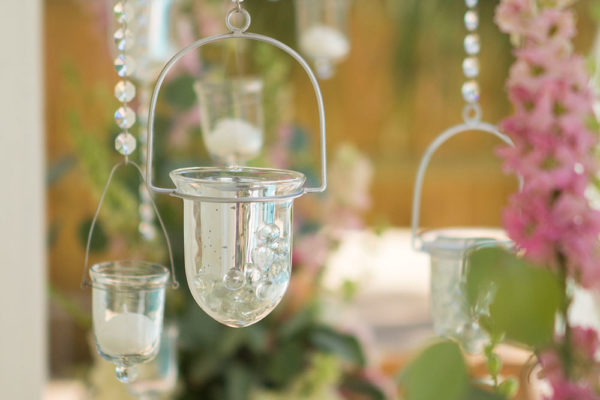 Hanging Crystals & Hanging Glass Votive Cups